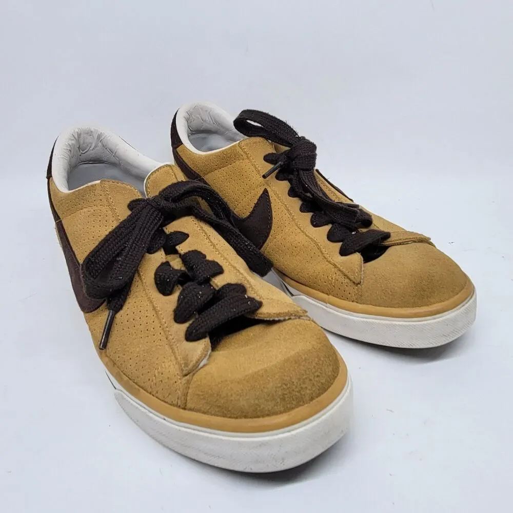 Nike 318333-721 Sweet Classic Mens Mustard Yellow Suede Sneakers US 10 EUR 44